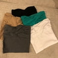 thumbnail image 3 of Women's Strapless Tank Top Summer Ladies Slim Clubwear Solid Color Vest, 3 of 5