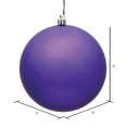 thumbnail image 2 of Vickerman 3" Purple Matte Ball Ornament, 32 per Box, 2 of 2