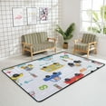 thumbnail image 4 of Crawling Indoor Carpet Play Mat Animal in Transport for Living Room Bedroom Educational Nursery Floor Mat Area Rugs 60x39inch Carpet Runner, 4 of 6