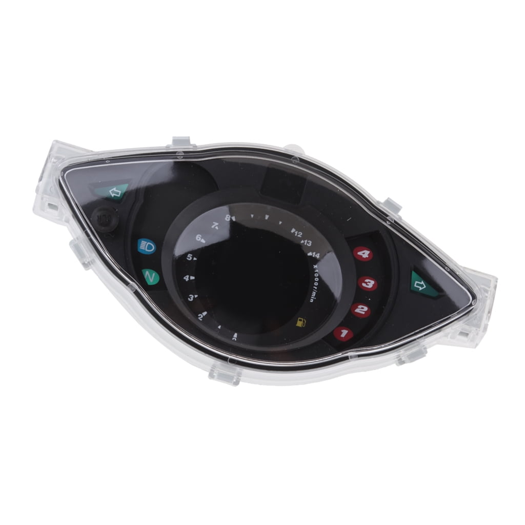 Motorcycle LCD Digital Display Backlight Tachometer Fuel Gauge