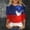 Shirts-374Navy, variant on Gamivast Womens Graphic Tees American Flag Print Crewneck 3/4 Sleeve Summer Tops Casual Tops Abstract Star Sparkle 4th of July Outfits