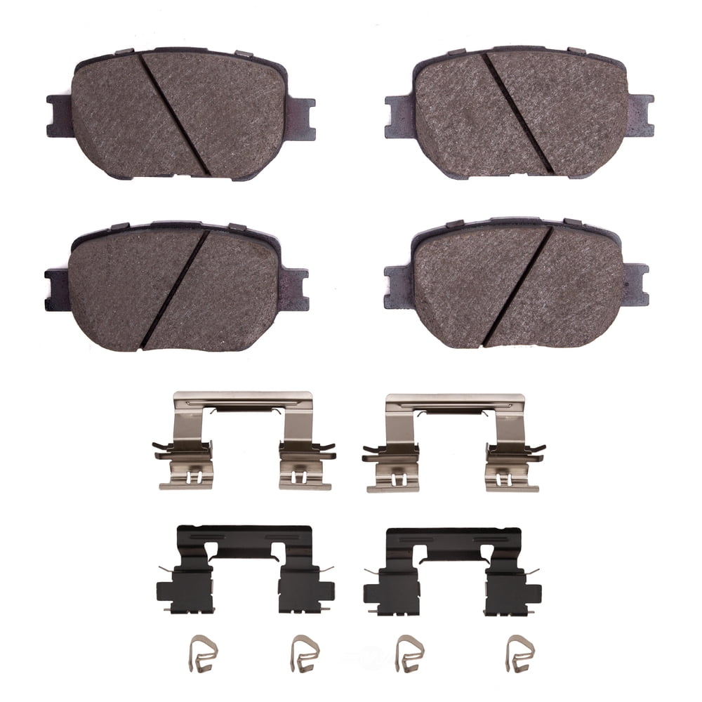 Dynamic Friction Company 1551-1733-01 DFC 5000 Advanced Brake Pads - Ceramic and Hardware Kit - OE