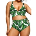 thumbnail image 4 of Rivelino Womens Plus Size Bikini Swimsuits High Waisted Two Piece Bathing Suits, 4 of 9