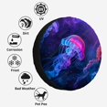 thumbnail image 4 of Peinture Gelée Violette Polyester Roue de Rechange Universelle Couverture de Pneu Personnalisée pour Remorque RV SUV Camion Camping-Car, 4 of 5