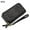 Black, variant on KAWELL Women's Wallet Leather Large Capacity Double Zip Credit Card Holder with RFID Blocking Wristlet Purple