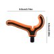 thumbnail image 3 of Soporte para Caña Pescar Carpa Cabezal Descanso Accesorios Pesca () Naranja, 3 of 3