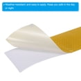 thumbnail image 4 of Unique Bargains Reflective Tape, 4' x 33 Ft Waterproof High Visibility Warning Safety Tape, Yellow, 4 of 6