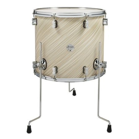 PDP PDCM1618TTTI 16 x 18 in. Maple Floor Tom Drum, Twisted Ivory Finish Ply with Chrome Hardware