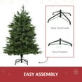thumbnail image 5 of HOMCOM 7 FT Christmas Tree Unlit Artificial with Realistic Branches and 3368 Tips, 5 of 9