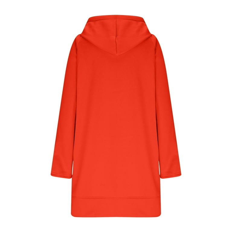 oversized red hoodie dress Blessed & Highly Favored-Oversized Side Split Hoodie Dress