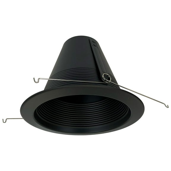 Nora Lighting Ntm-713 6" Air-Tight Aluminum Baffle Cone Reflector - Black