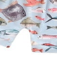 thumbnail image 4 of Taybagh Toddler Baby Boy Summer Baby Boy Outfits Fishing Theme Top Clothes Pattern Print Shorts Set 18 Months Boy Clothes, 4 of 6