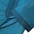 thumbnail image 6 of IWRICH Men's Embroidery Moroccan Thobe Men Mogadishu Djellaba Robe Jubba Prayer Kaftan Arabic Abaya 02-Dark Green S, 6 of 9
