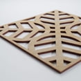 thumbnail image 5 of Ekena Millwork 11 3/8"W x 11 3/8"H x 1/4"T Small Garland Decorative Fretwork Wood Wall Panels, Birch, 5 of 18