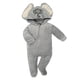 thumbnail image 3 of Kit 3 Mamelucos con Gorro Bordado Kiss Jirafa, Elefante, Pato Baby Kisses KitB158, 3 of 5