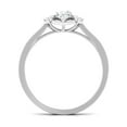 thumbnail image 2 of Rosec Jewels Cubic Zirconia Engagement Ring for Women - Estate Ring (AAAA Quality), 10K White Gold, US 11.00, 2 of 8