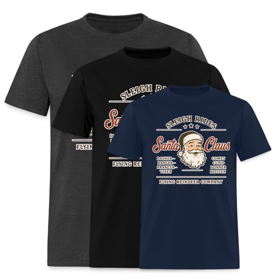 EcoLoom Vintage Santa Claus Christmas Short Sleeve Unisex T Shirt