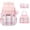 Pink, variant on Girls Backpack - 3PCS Backpack for Girls Cute School Backpacks for Girl Kindergarten Elementary Preschool Middle Kids School Bags with Lunch Box Pencil Case Set