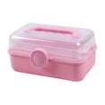 thumbnail image 2 of Estuche de Almacenamiento Portátil Soledad Caja Organizadora Multiusos Rosa, 2 of 10