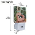 thumbnail image 4 of Yayeee LED Night Light for The Home Plug in With Light Sensors 2 Pack, Pink Sleeping Cat, 4 of 6