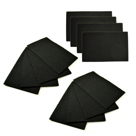 HQRP 12-Pack Carbon Pre-Filter C fits Holmes HAPF600, HAPF600D, HAPF600D-U2, HAPF600PDQ HEPA Air Cleaner Filters