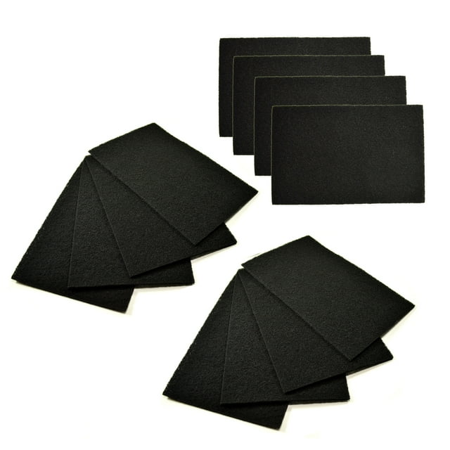 HQRP 12-pack Carbon Filter C for Bionaire BAP1125, BAP1150, BAP1175, BAP1225, BAP1250, BAP1300 Air Purifiers
