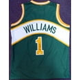 thumbnail image 2 of Seattle Sonics Gus Williams Autographed Green Jersey MCS Holo 106742, 2 of 2