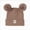A56-Khaki, variant on Toddler Boys Girls Kids Winter Hat Stretchy Knitted Beanie with Pom Poms 6-12 Months 12-24 Months 2T 3T 4T 5T 6T 7T 8T 9T Children(Red,0-36 Months)