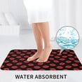 thumbnail image 6 of Bathroom Rugs Sets 3 Piece - Sexy Red Lips Kiss Absorbent Non Slip Bath Mats, U-Shape Toilet Lid Cover, Contour Mat, Soft Washable Shower Mats Bath Rug Mat for Bathroom Tub Toilet, 6 of 7