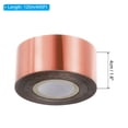 thumbnail image 2 of Uxcell 1.6"x400Ft Hot Stamping Foil Paper,Heat Transfer Stamping Paper Foil Roll,Rose Gold, 2 of 6