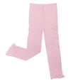 thumbnail image 4 of Wrapables® Toddler Stretch Leggings with Lace Trim, Set of 3 (Yellow, Orange, Pink), 4 of 4