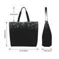 thumbnail image 5 of Yiaed Silver Glitter1 Print Handbag for Women Tote Purse Shoulder Bag Large Fashion Hobo Purse Handbag Shopping Tote, 5 of 5