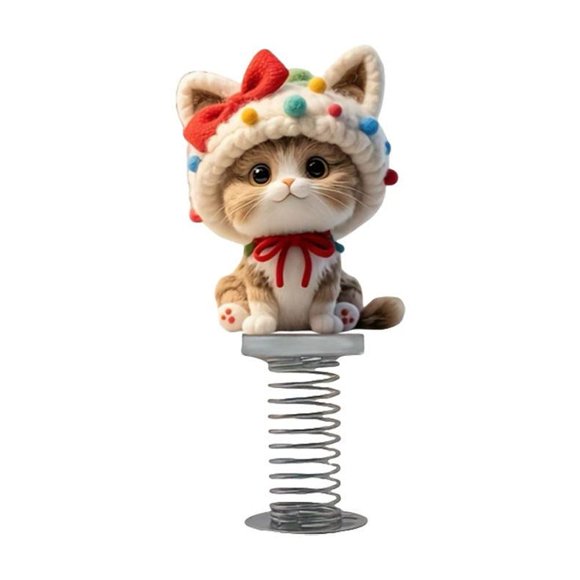 Jouet Tableau de Bord Voiture Mignon Accessoires Décoratifs Tête Secouante Jouet Voiture Mignonne Décor Drôle pour Amoureux des Animaux Dansant Bureau Dansant Secouant 3 Pcs Décoration Secouante, Tableau de Bord Câlin