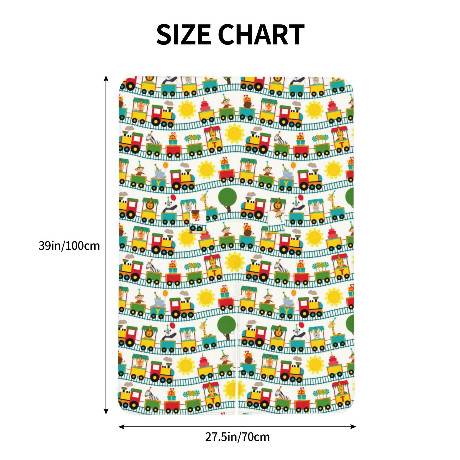 Naloa Train With Animals Baby Car Seat Cover, Breathable Baby Carrier Cover, Multiuse Baby Carrier Cover & Nursing Breastfeeding Cover