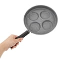 thumbnail image 3 of Kitchen Egg Pan 4-Hole Egg Frying Pan Fried Egg Cooker Pan for Breakfast Pancake Egg Frying Pan Nonstick 4-hole Pancake Pan, 3 of 8