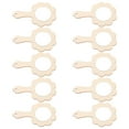 thumbnail image 4 of 10pcs Adorable Kids Mirrors DIY Printing Hand Mirrors Wooden Small Mirors, 4 of 8