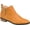 Mustard, variant on Journee Womens Ellis Inside Zip Stacked Heel Booties
