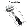 thumbnail image 2 of Hand Drill For Woodworking, Manual Survival Drill, Manual Auger Bushcraft Tools, Camping Manual Auger For Camping, 2 of 5