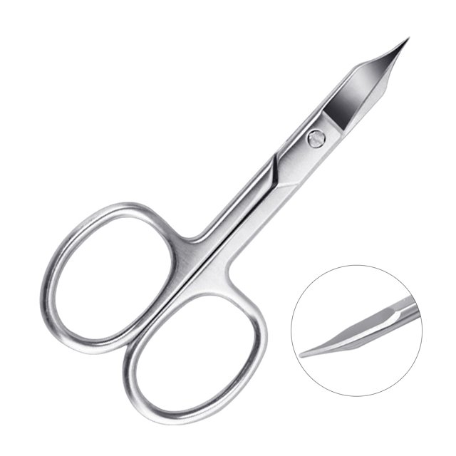 Dasbsug Pro Curved Nail Scissors for Fingernails and Toenails Sharp