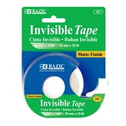 BAZIC 3/4" x 1296" Invisible Tape w/ Dispenser [901]