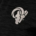 thumbnail image 2 of Women's Antigua  Heather Black Los Angeles Rams Layout V-Neck Polo, 2 of 2
