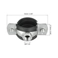 thumbnail image 2 of Unique Bargains Wall Ceiling Mount Iron 1' (25mm) Adjustable Pipe Bracket Clamp 10 Pack, 2 of 6