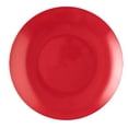 thumbnail image 6 of Moderna Round Red Plastic Plate - 10 1/4" x 10 1/4" x 3/4" - 40 count box, 6 of 11