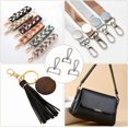 thumbnail image 3 of 6pcs Detachable Snap Hook Swivel Clasp 3 Sizes Metal Swivel Snaps Hooks with D Rings 1/1.2/1.5 Inch Lanyards Trigger Snap Hooks Push Gate Clip Lobster Claw Clasp for DIY Bags Crafts Gunmetal Colorful, 3 of 7