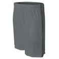 thumbnail image 1 of A4 9" Pocketed Short w/ Contrast Stitching For Men in Graphite | N5340, 1 of 2