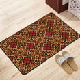 thumbnail image 4 of LNWH Moroccan Vintage Texture Pattern Rugs Doormat, Non-Slip Absorbent Bath Mat, 36"x24", 4 of 8