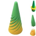 thumbnail image 1 of Escultura de Paso de Pirámide, Escultura de Paso de Pirámide Imposible, Juguete de Cono Espiral Impreso en 3D, Juguete de Paso de Pirámide para Fidget, Estatua de Exhibición de Pirámide Egipcia, 1 of 7