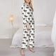 thumbnail image 3 of Balery Dachshund Dog Conjunto de Pijama con Estampado para Mujer, Conjunto de Dos Piezas con Manga Larga, Ropa de Dormir Suave con Bolsillos, Pijamas Cómodos-X-Large, 3 of 7