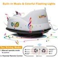 thumbnail image 4 of Coche de choque eléctrico para niños y bebés, automóvil 12V con control remoto parental, luces LED, 2 velocidades, giro 360°, 4 of 8