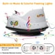 thumbnail image 4 of Coche de choque eléctrico para niños y bebés, automóvil 12V con control remoto parental, luces LED, 2 velocidades, giro 360°, 4 of 8